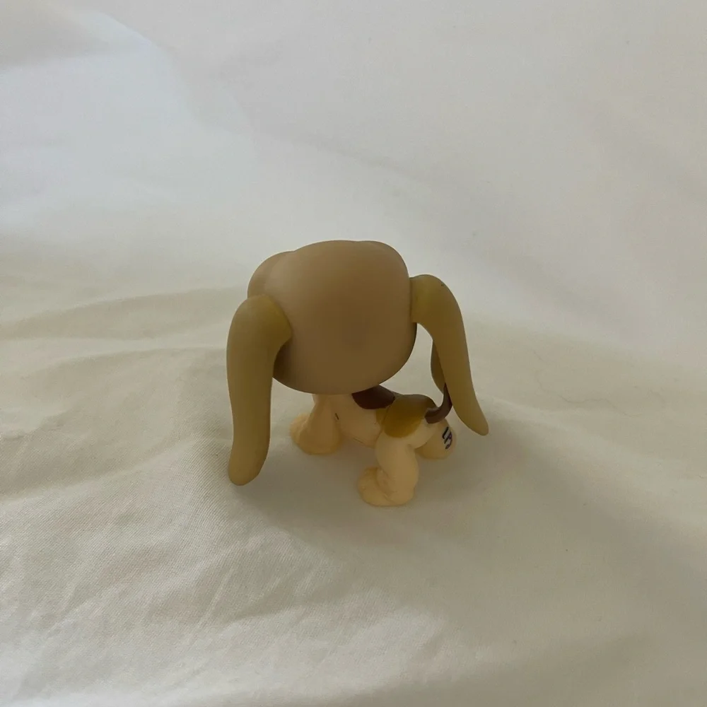 LPS Littlest Pet Shop #1465 Beige Tan Basset Dog